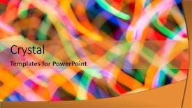  Presentation with dynamic - Presentation featuring dynamism - abstract picture of bright colored background and a gold colored foreground