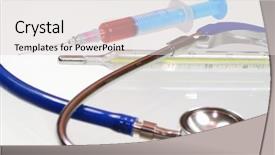  Presentation with injection - Slides featuring dynamo - injection isolated on white background background and a lemonade colored foreground