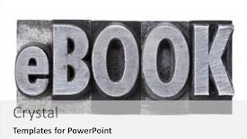  Presentation with vintage book - Theme having e-book ebook - isolated word background and a white colored foreground