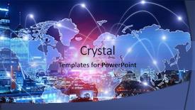  Presentation with social commerce - Audience pleasing presentation consisting of e-commerce and social concept backdrop and a teal colored foreground