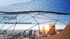  Presentation with social commerce - Beautiful PPT theme featuring e-commerce and social concept backdrop and a  colored foreground