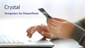  Presentation with youth skin care concept beige - Colorful theme enhanced with e-commerce concept woman backdrop and a sky blue colored foreground