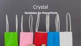  Presentation with percentage - Amazing slide set having e-commerce-online-shopping-idea backdrop and a gray colored foreground