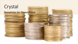  Presentation with euro - Amazing slide deck having e commerec tempelete - one euro coin isolated backdrop and a lemonade colored foreground