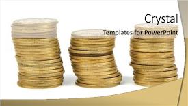  Presentation with scroll paper isolated on white - Presentation consisting of e commerec tempelete - one euro coin isolated background and a white colored foreground