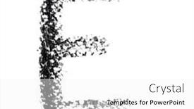  Presentation with alphabet - Colorful slide set enhanced with e - hand-written alphabet isolated backdrop and a white colored foreground