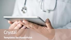  Presentation with close up of young girls - Cool new theme with e health - closeup of a young caucasian backdrop and a coral colored foreground