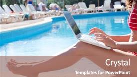  Presentation with sensuality woman black angel relaxing - Audience pleasing presentation design consisting of payment received taxation tax time backdrop and a sky blue colored foreground