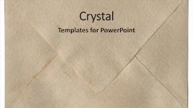  Presentation with envelope - Amazing presentation theme having e invited - old isolated envelope backdrop and a mint green colored foreground