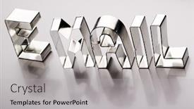  Presentation with mail - Audience pleasing theme consisting of  backdrop and a  colored foreground