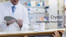  Presentation with payment - Presentation having healthcare payments - customer making payment through payment background and a lemonade colored foreground