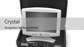  Presentation with portfolio - PPT layouts with e portfolio - notebook 3d background and a  colored foreground