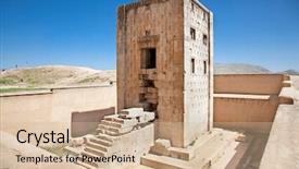  Presentation with iran history - Cool new presentation with e rostam kaba zartosht iran backdrop and a soft green colored foreground