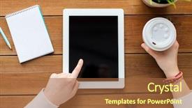  Presentation with art stem education science technology - Beautiful presentation featuring e top up - business education technology and people backdrop and a red colored foreground