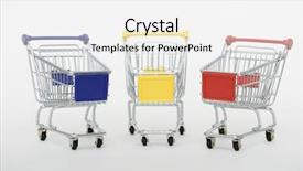  Presentation with trade - Cool new presentation design with aerial view of the small town of melnik bulgaria backdrop and a tawny brown colored foreground