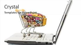 Presentation with tablets - Colorful theme enhanced with the purchase of medicine backdrop and a white colored foreground