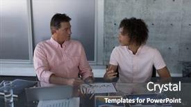  Presentation with ethnic - Audience pleasing slide set consisting of each other at table backdrop and a dark gray colored foreground