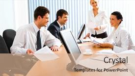  Presentation with people talking - Amazing theme having each other discussing important question backdrop and a lemonade colored foreground