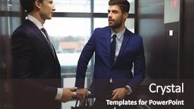  Presentation with elevator - Audience pleasing presentation theme consisting of each other in elevator backdrop and a tawny brown colored foreground