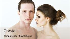  Presentation with sex - Presentation having each other studio shot psychology background and a soft green colored foreground