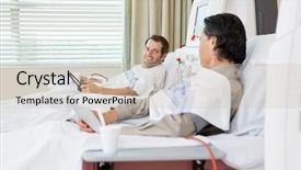  Presentation with dialysis - Colorful presentation theme enhanced with each other while undergoing dialysis backdrop and a soft green colored foreground