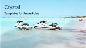  Presentation with eagle - Theme enhanced with eagle-beach-on-aruba-island background and a arctic colored foreground