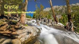  Presentation with tahoe - Presentation theme having eagle falls at lake tahoe background and a tawny brown colored foreground
