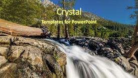  Presentation with tahoe - PPT theme with eagle falls at lake tahoe background and a tawny brown colored foreground