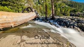  Presentation with tahoe - PPT layouts enhanced with eagle falls at lake tahoe background and a coral colored foreground