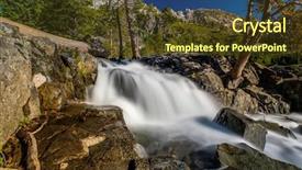  Presentation with tahoe - Audience pleasing PPT theme consisting of eagle falls at lake tahoe backdrop and a  colored foreground