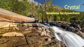  Presentation with tahoe - Colorful slide set enhanced with eagle falls at lake tahoe backdrop and a  colored foreground