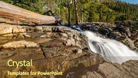  Presentation with tahoe - Presentation theme with eagle falls at lake tahoe background and a  colored foreground