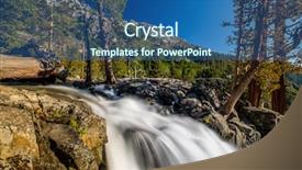  Presentation with tahoe - Audience pleasing presentation theme consisting of eagle falls at lake tahoe backdrop and a ocean colored foreground
