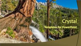  Presentation with tahoe - Audience pleasing slide set consisting of eagle falls at lake tahoe backdrop and a tawny brown colored foreground