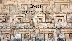  Presentation with mesoamerica - Presentation theme with mesoamerica - bas-relief carving of eagle parrot background and a coral colored foreground