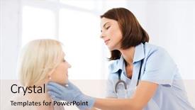  Presentation with ear nose throat - Slide set with ear nose throat - healthcare medical and plastic surgery background and a lemonade colored foreground