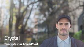  Presentation with diy security - Audience pleasing presentation theme consisting of ear piece and hat security backdrop and a  colored foreground