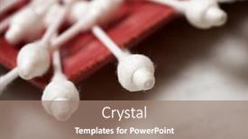  Presentation with marble ink colorful marble - Slides featuring ear-swabs-on-a-marble background and a coral colored foreground