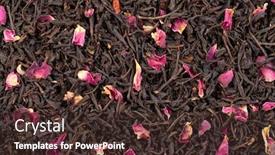 Presentation with black-tea - Audience pleasing presentation theme consisting of earl-grey-black-dry-tea backdrop and a tawny brown colored foreground