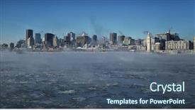  Presentation with america canada - Audience pleasing presentation consisting of early america - montreal by a very cold backdrop and a ocean colored foreground