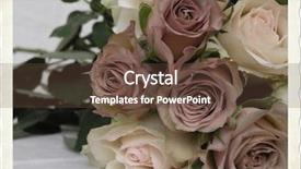  Presentation with marriage - Beautiful presentation theme featuring early-color photograph backdrop and a tawny brown colored foreground