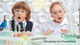  Presentation with development - Slide deck enhanced with early-development-of-children-two background and a soft green colored foreground