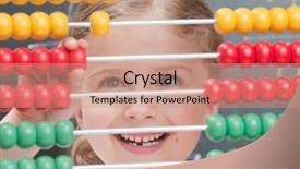  Presentation with early education - Theme featuring early education background and a coral colored foreground