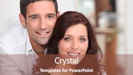 Presentation with marriage - Amazing PPT theme having early marriage - couple in the kitchen backdrop and a tawny brown colored foreground