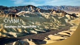  Presentation with death - Amazing theme having early-morning-at-golden-canyon backdrop and a violet colored foreground