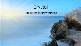  Presentation with pediatric dentistry aesthetic early education - Theme with early morning landscape on sea background and a  colored foreground