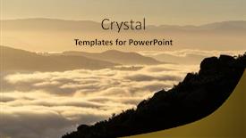  Presentation with los angeles - Audience pleasing presentation consisting of early-morning-view-of-misty backdrop and a coral colored foreground