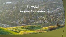  Presentation with mountain view california - Amazing slide set having early-spring-morning-mountain-view backdrop and a gray colored foreground