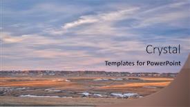  Presentation with dusk - PPT theme enhanced with early-spring-or-winter-dusk background and a light gray colored foreground