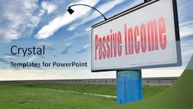  Presentation with money online - Beautiful PPT theme featuring earn money online earn more backdrop and a light blue colored foreground